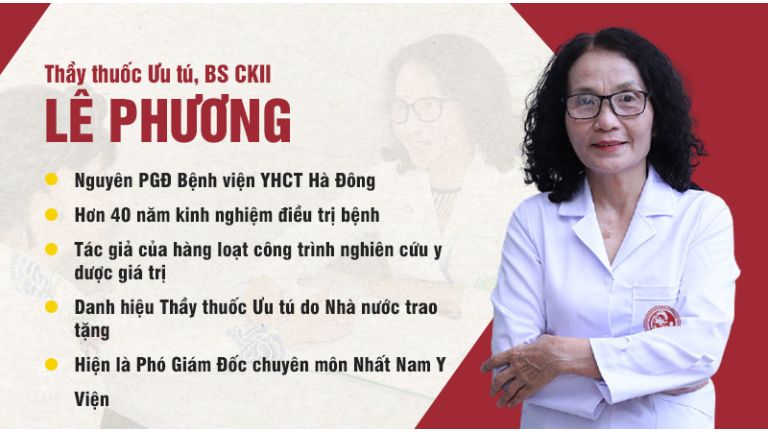 Bác sĩ Lê Phương với hơn 40 năm kinh nghiệm trong khám và chữa da liễu