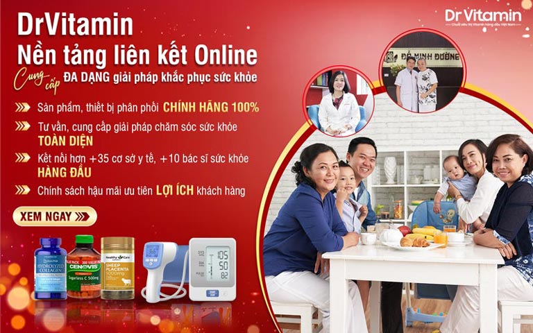 DrVitamin cung cấp đa dạng các giải pháp chăm sóc sức khỏe TOÀN DIỆN cho người Việt