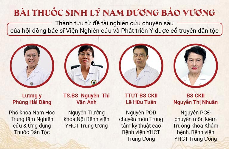 Dương Bảo Vương là thành quả từ quá trình nghiên cứu chuyên sâu của đội ngũ chuyên gia YHCT hàng đầu 